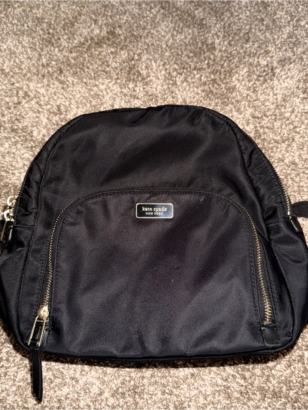 kate spade Black Nylon Backpack